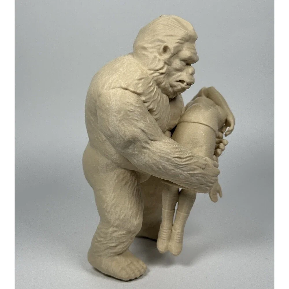 Hammer Films Abominable Snowman 5” Paintable Toy With Victim